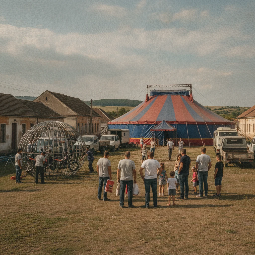 Circo Castillo aduce Globul Morții la Medieșu Aurit, în premieră