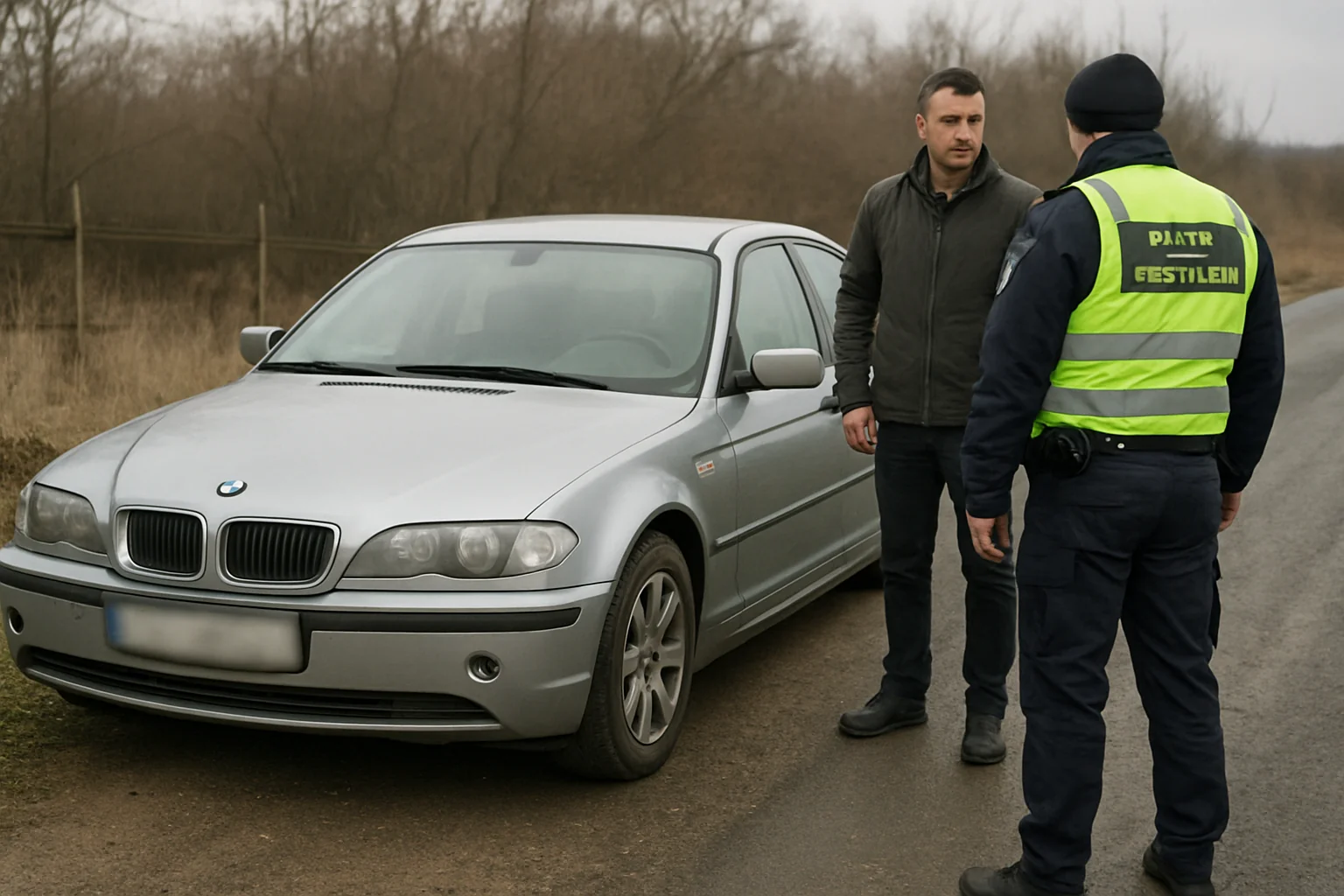 Mașină căutată în Germania, oprită la Petea