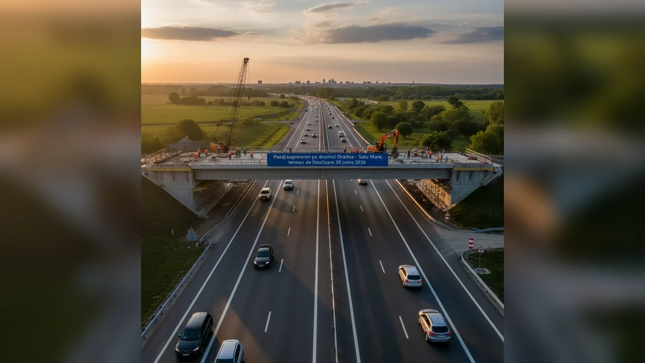 Pasajul suprateran Oradea–Satu Mare avansează: termen de finalizare 30 iunie 2026