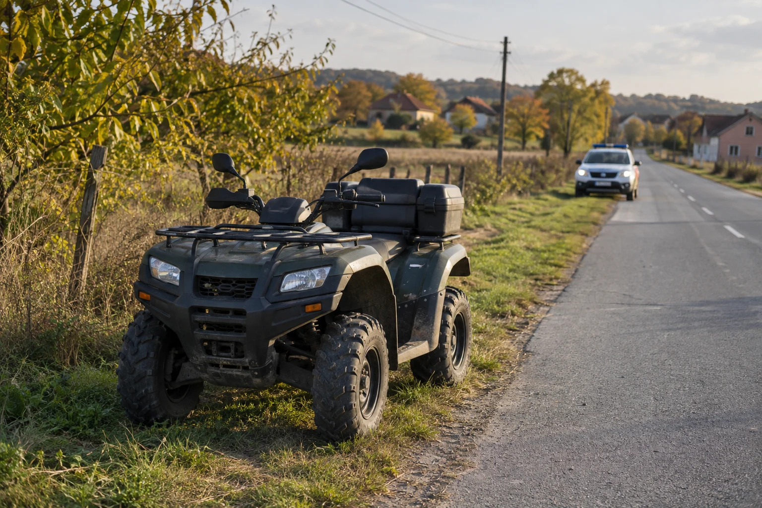 Supur, DC 36: ATV neînmatriculat — dosar penal